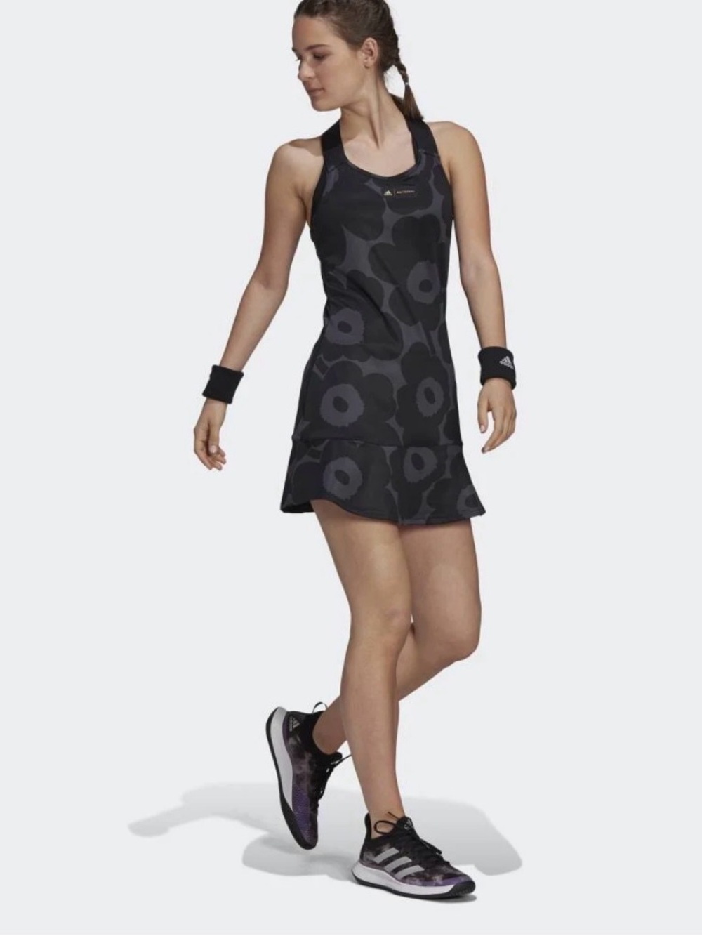 Adidas Marimekko Women's Black Unikko Dress